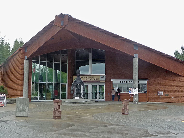 Alaska Anchorage Native Heritage Center außen