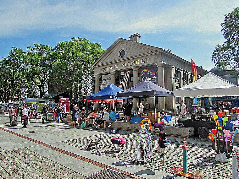 Boston Massachusetts Quincy Market
