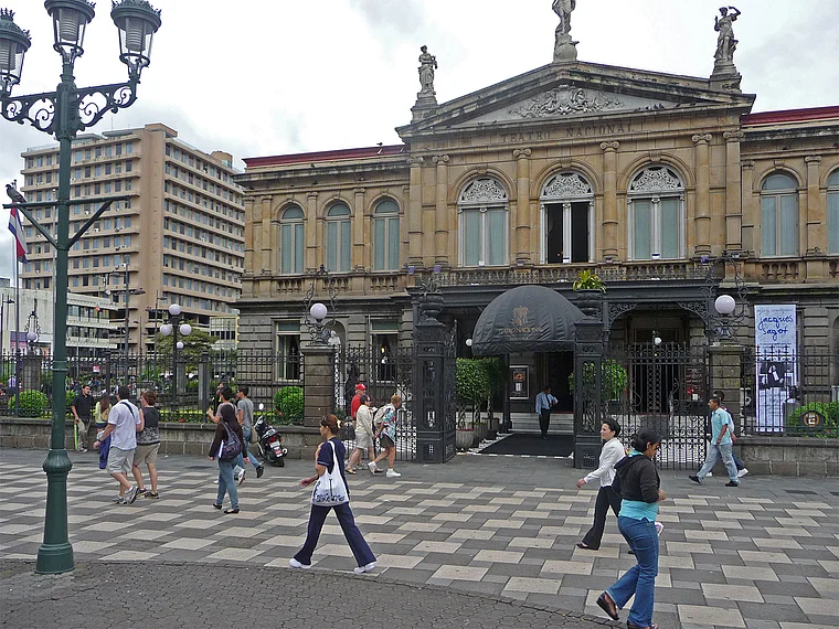 Costa Rica San Jose Nationaltheater außen