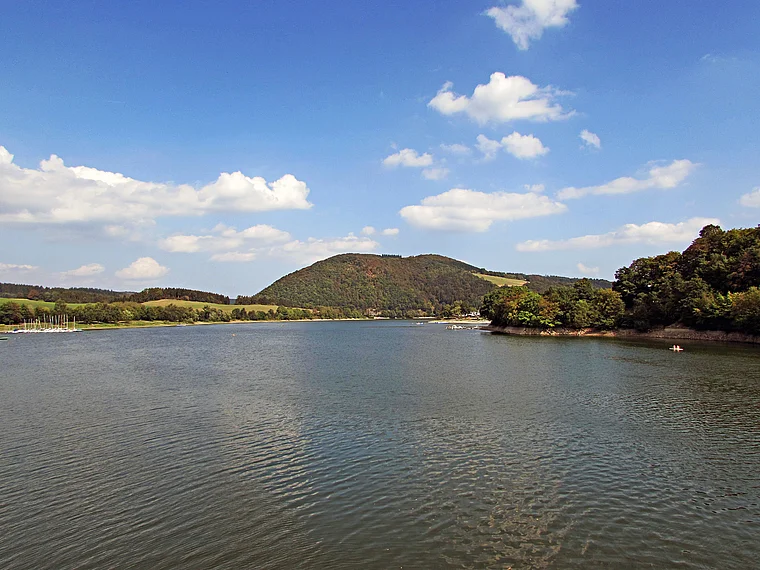 Diemelsee Talsperre von Westen