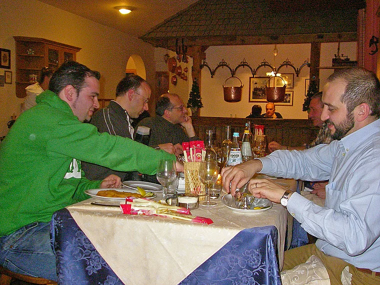 Friaul Sutrio Trattoria alle Trote innen