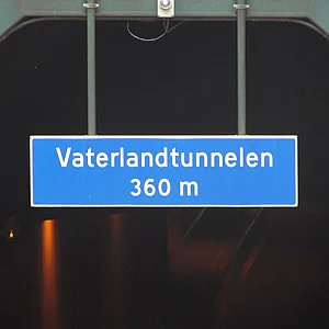 Oslo Vaterlandtunnel Einfahrt