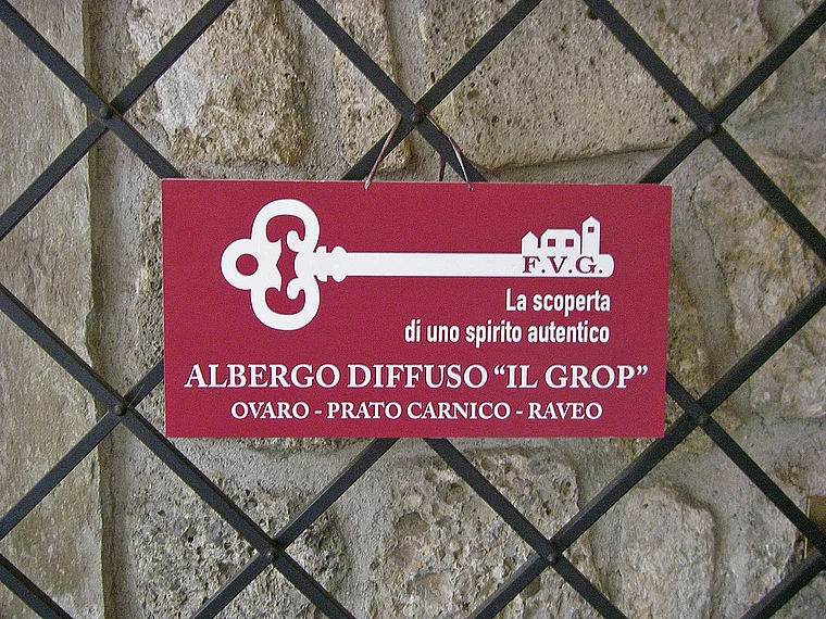 Friaul Ovaro Schild albergo diffuso il grop