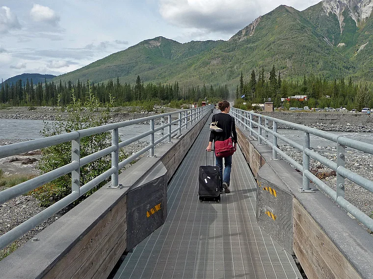 Alaska McCarthy Fußgängerbrücke