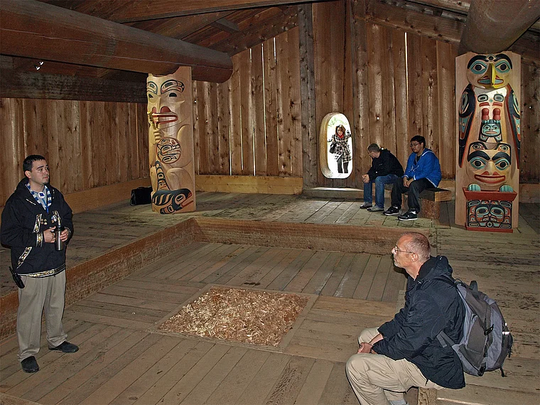 Alaska Anchorage Native Heritage Center Tour mit Harold Wilson