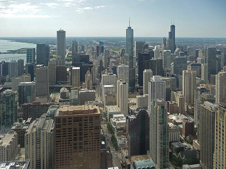 Chicago Hancock Tower Aussicht