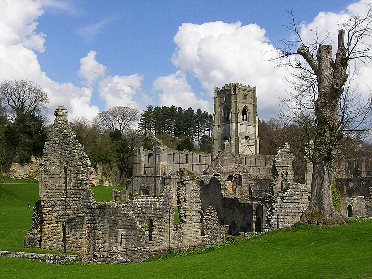 Yorkshire Fountains Abbey nah