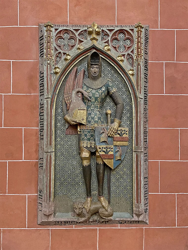 Frankfurt Dom Grabplatte Franckenstein
