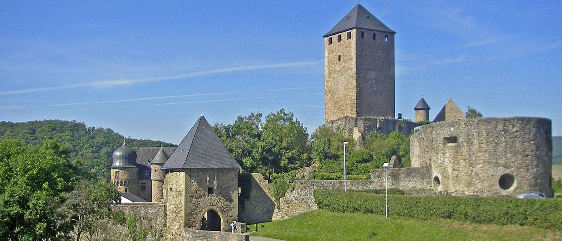 Kuseler Musikantenland Burg Lichtenberg Totale
