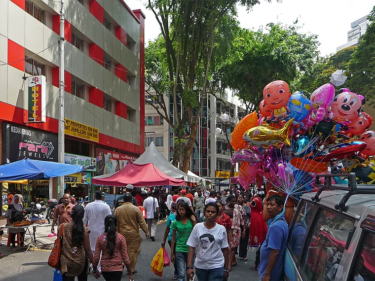 Kuala Lumpur Indisches Viertel Luftballons