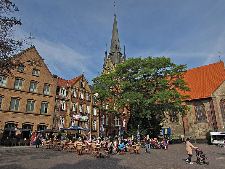 Flensburg Südermarkt Nikolaikirche