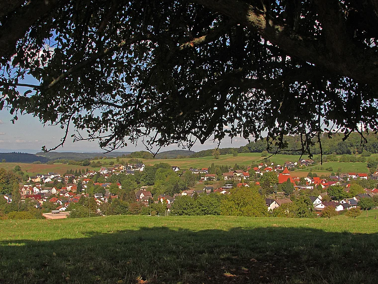 Lautertal (Odenwald) Gadernheim von fern