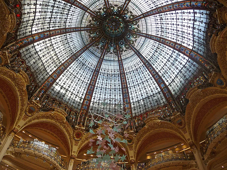 Paris Galeries Lafayette innen Kuppel