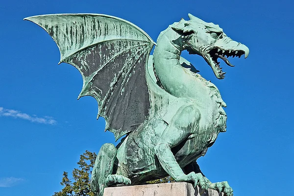 Ljubljana Laibach Drachenbrücke Drache