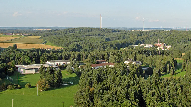 Grünberg Landessportschule Vogelperspektive