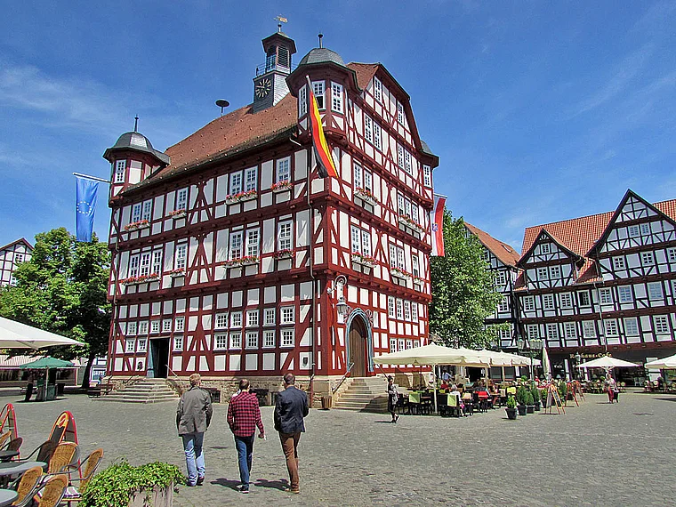 Melsungen Marktplatz Rathaus