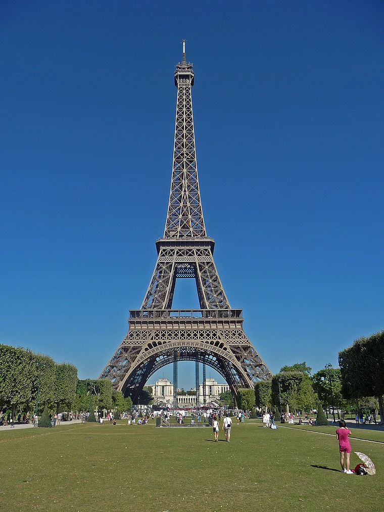 Paris Eiffelturm Marsfeld