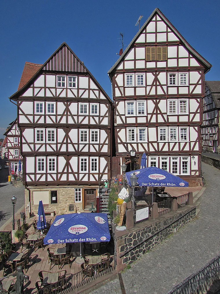 Homberg Efze Marktplatz Fachwerk