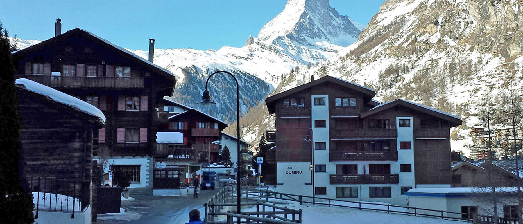 Zermatt Blick auf Matterhorn
