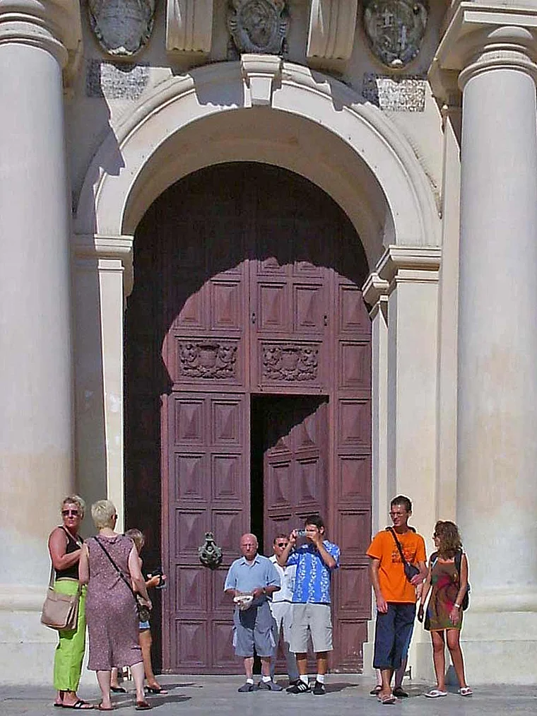 Malta Valletta Kathedrale Eingang