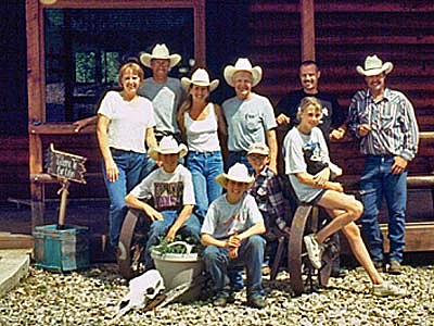 South Dakota Whitewood Creek Ranch Gruppenfoto