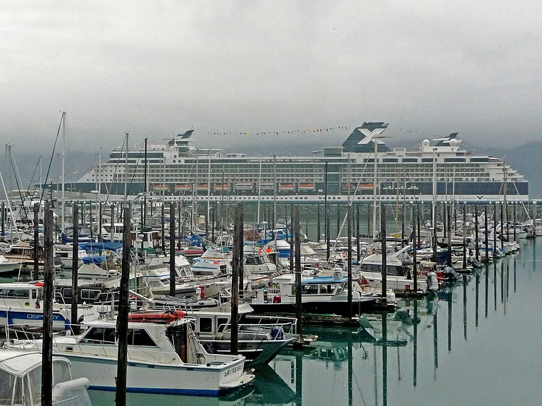 Alaska Seward Hafen Kreuzfahrtschiff