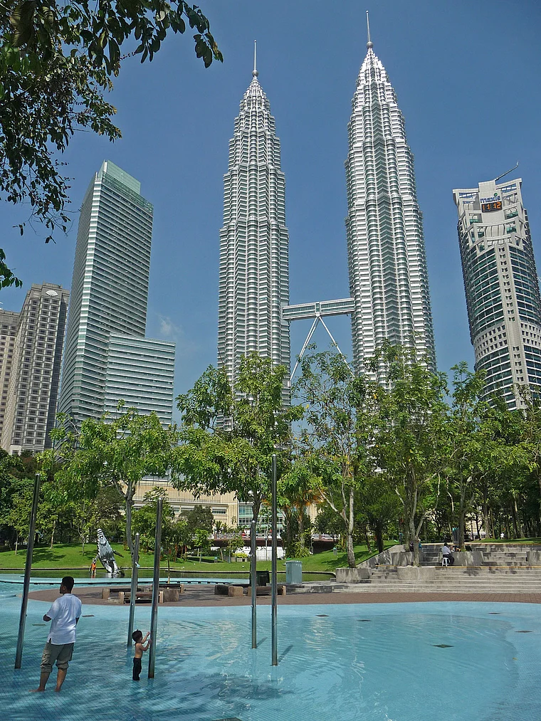 Kuala Lumpur Petronas Towers Parkgelände