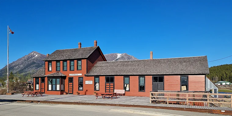 Yukon Carcross Bahnhof