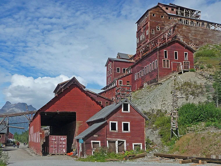 Alaska Kennecott Kupferhütte