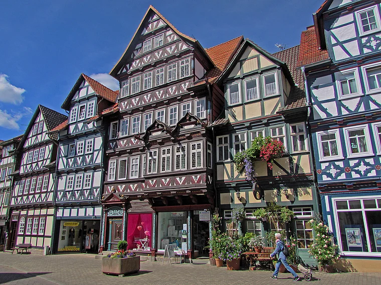 Bad Sooden-Allendorf Schusterstraße Fachwerk