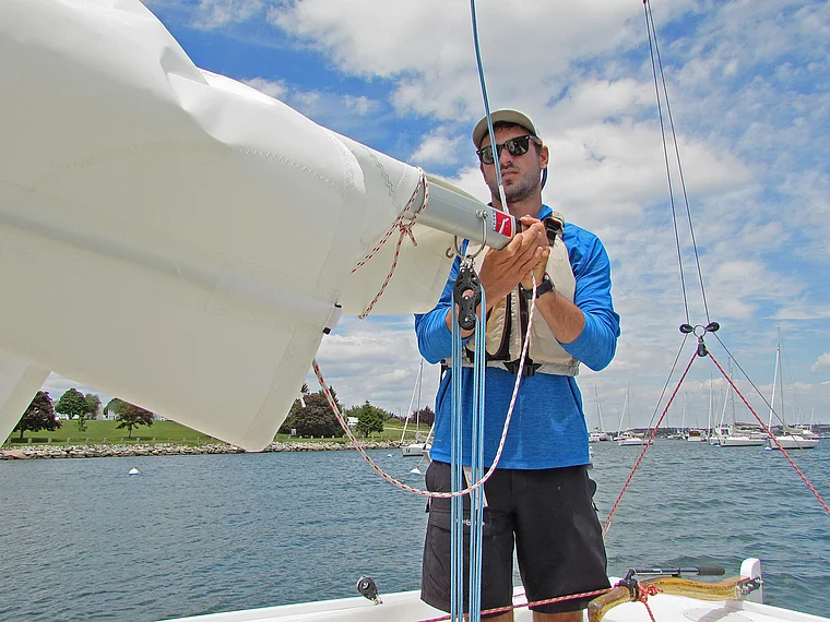 Rhode Island Newport Segeln Nick Woviotis