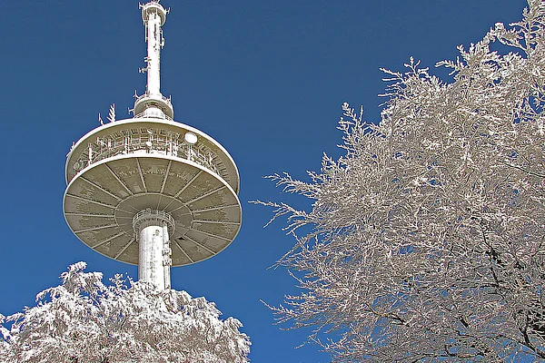 Schotten Hoherodskopf Turm Winter