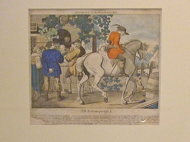 Schöppenstedt Eulenspiegel Museum Till als Kind auf Pferd