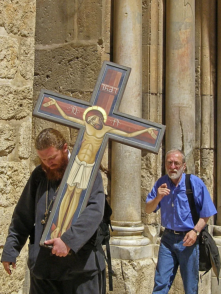 Jerusalem Grabeskirche Pilger