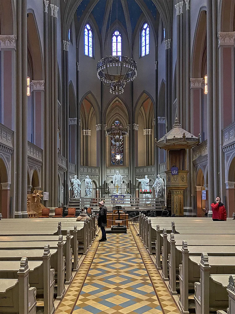 Wiesbaden Marktkirche Innenaufnahme