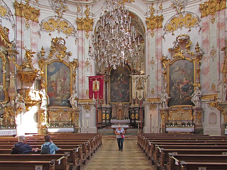 Ettal Klosterkirche innen