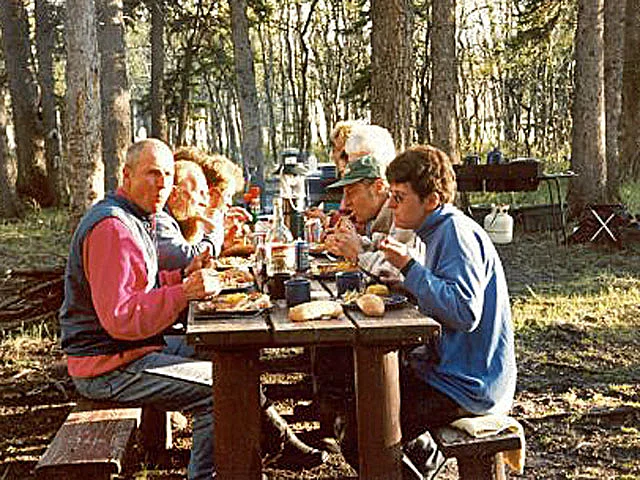 Motorradtour USA Abendessen