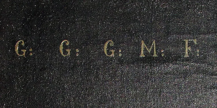 Glücksburg Schloss Inschrift GGGMF