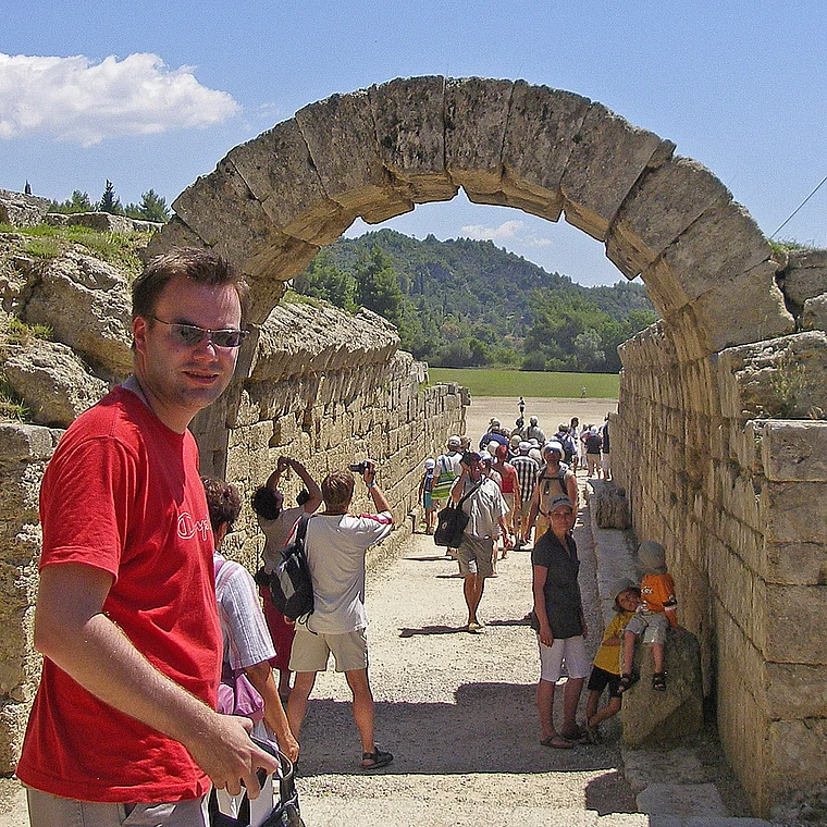 Peloponnes Olympia Stadion Tor