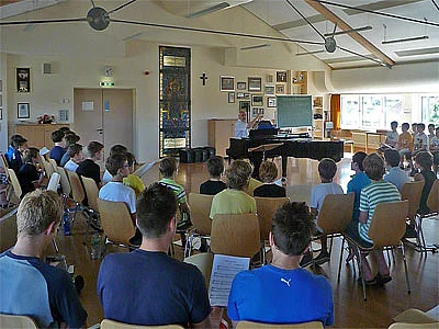 Regensburger Domspatzen Chorprobe Totale