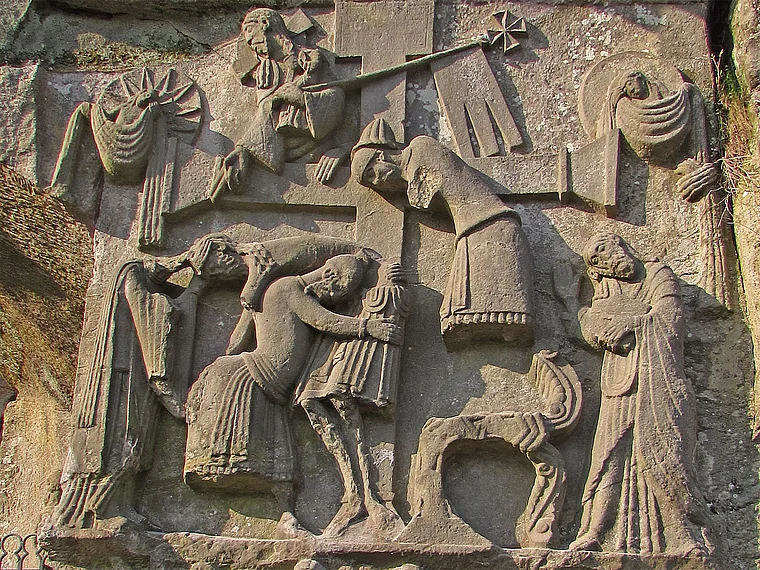 Externsteine Relief nah