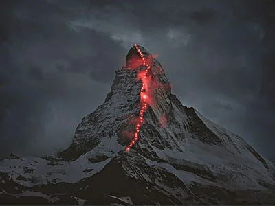 Matterhorn Jubiläum Illumination