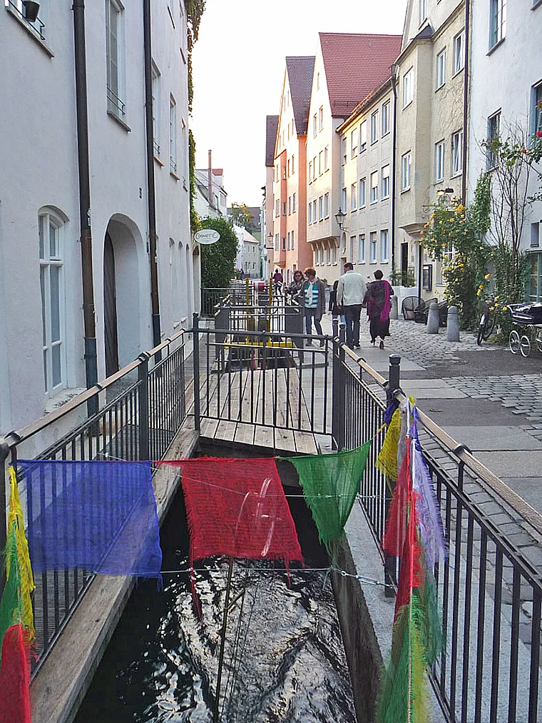 Augsburg Lechviertel Kanal
