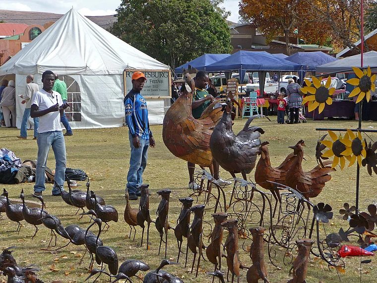 Clarens Südafrika Handwerksmarkt