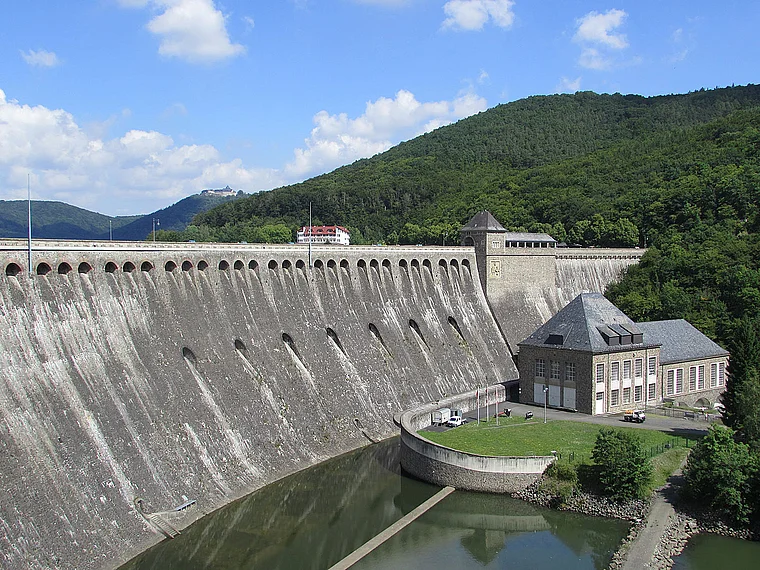 Edertal Edersee Staumauer