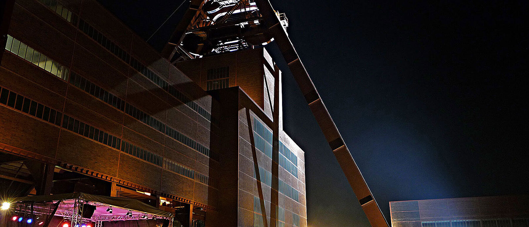 Essen Zollverein Zechenfest Nachtaufnahme