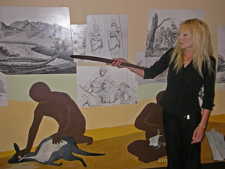 Tasmanien Tiagarra Culture Centre Sandra Schmidt