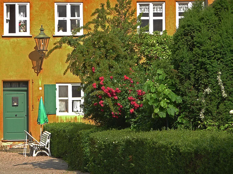 Augsburg Fuggerei Grün
