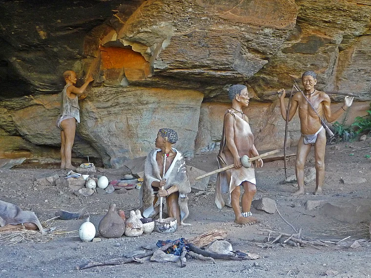 Südafrika Drakensberge Giant's Castle San Höhle Figuren
