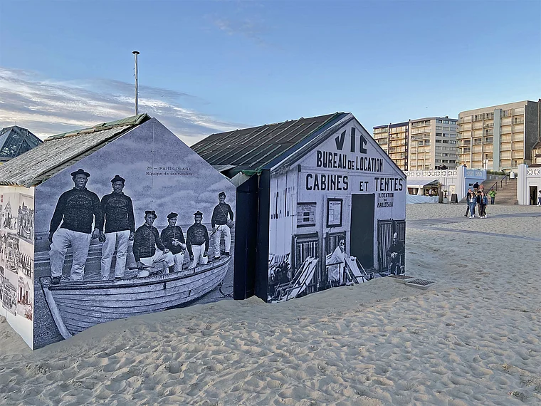 Le Touquet-Paris-Plage Strand Umkleiden